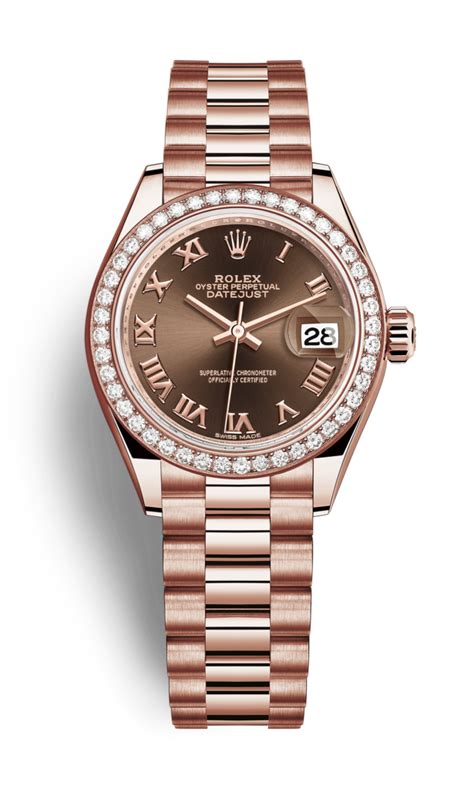 damen rolex rosegold